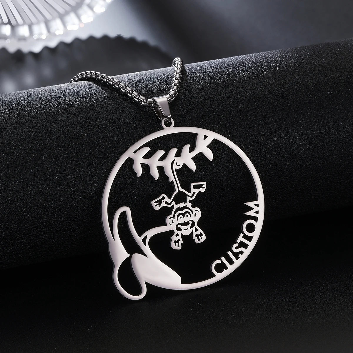 

Custom Name Necklace Personalized Silver Chain Stainless Steel Necklace For Women Man Customized Jewelry for Men Birthday Gift