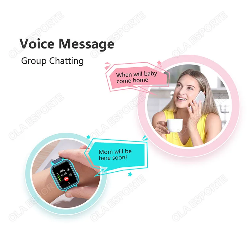 LT21 4G Smart Watch Kids GPS WIFI Video Call SOS IP67 Waterproof Child Smartwatch Camera Monitor Tracker Location Phone Watch