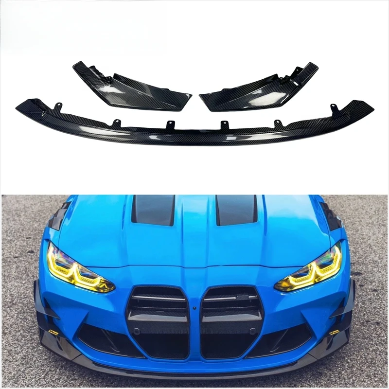 

CSL Style Dry Carbon Fiber Front Lip Diffuser Spoiler Diffuser for G80 G82 M3 M4 Carbon Bodykit