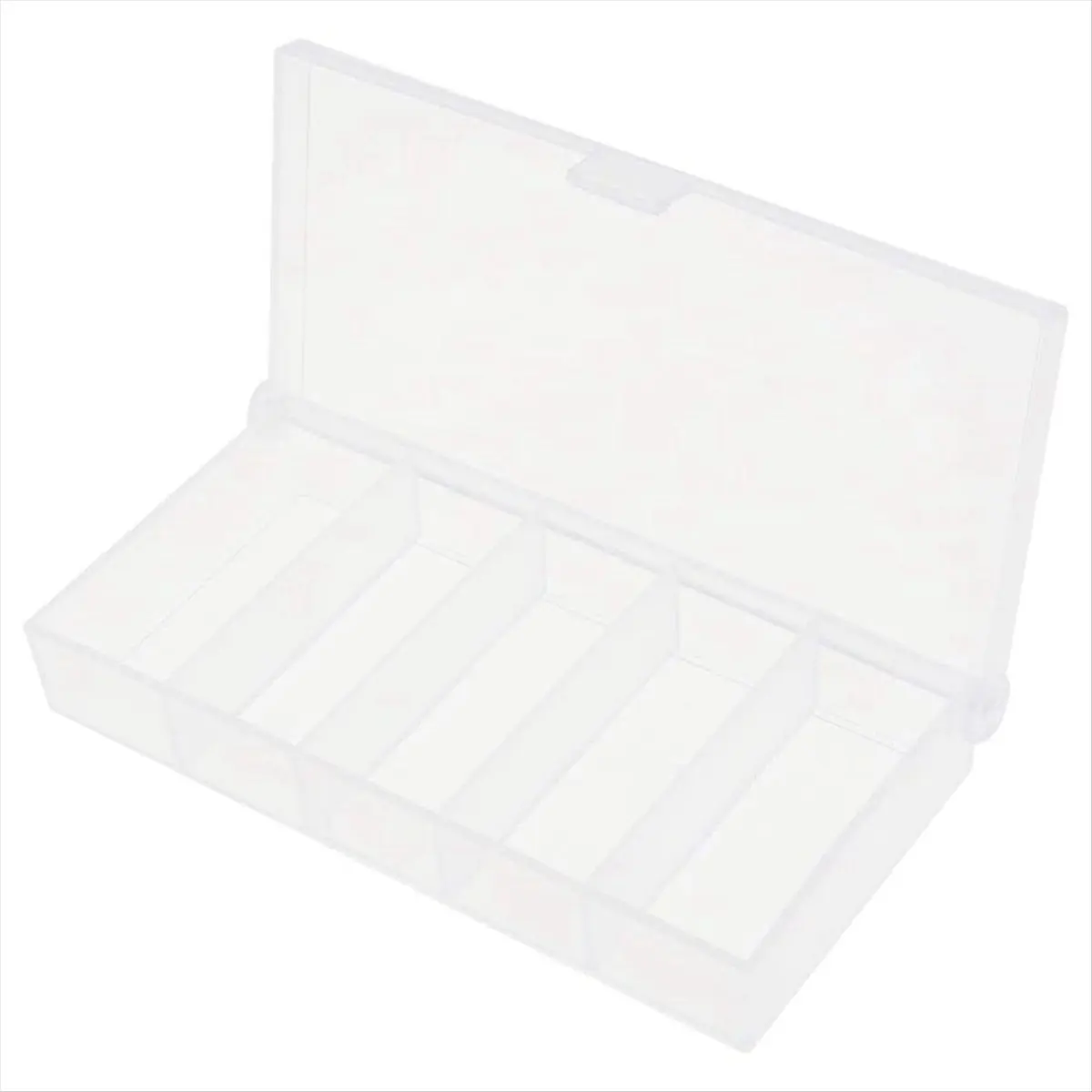 Best of 2026 5 Grids Plastic Organizer Box Clear Fishing Tackle Storage Box Jewelry Dividers Container Case