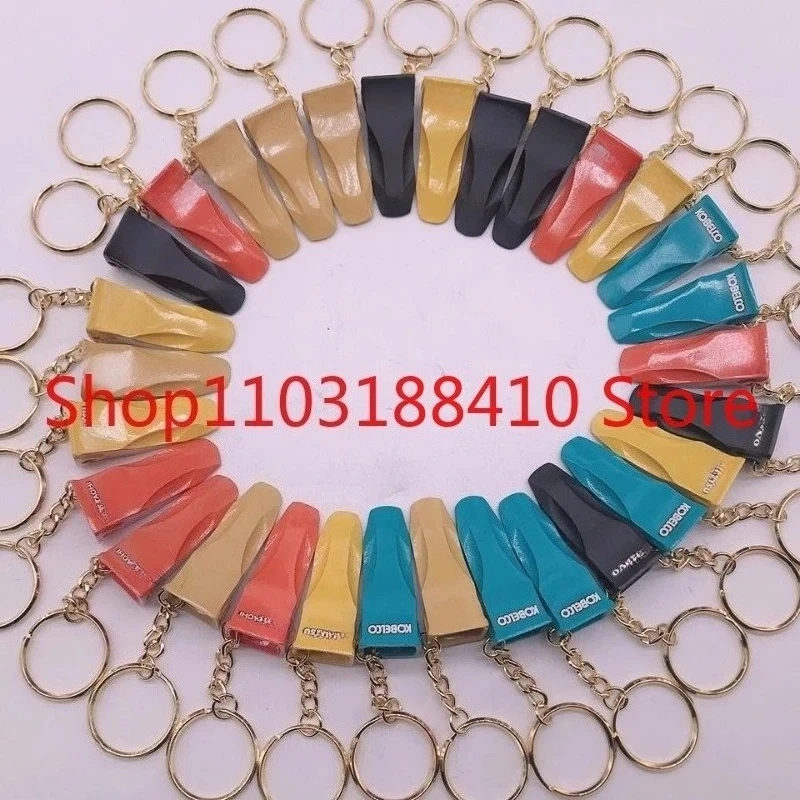Key Chain Fopper Excavator Parts Matsu Tooth Key Fopper Eat Pendant PC KOBELCO SK EX Kubota Sany Sy Kato HD
