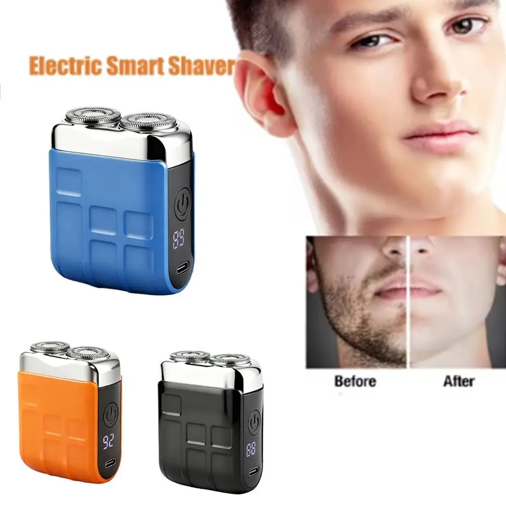 

Мини-электробритва с зарядкой Type-C, водонепроницаемый дизайн, цифровой дисплей, умная бритва, эффективное бритье, влажное и сухое бритье