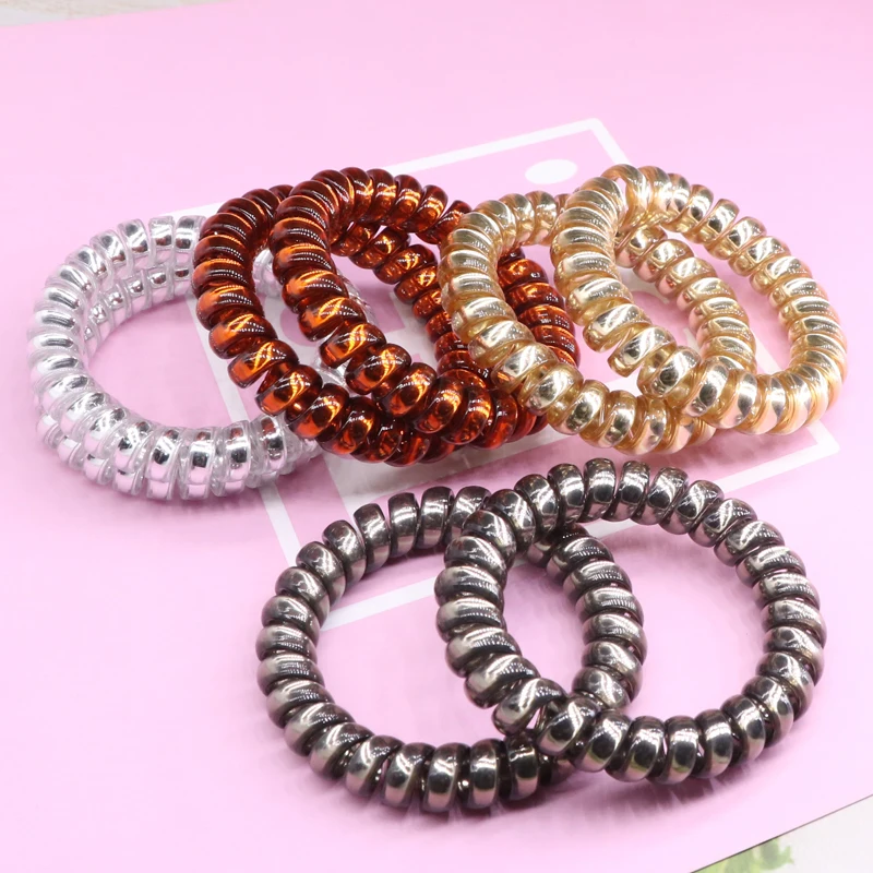 10pcs Hair Accessories for Women Hair Ring Rope Traceless Girls Gum Springs Elastic Hairbands Headdress Hair Ties Rubber Bands