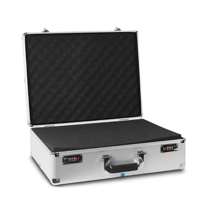 Professional Aluminum Hard Bag Briefcase Toolbox Portable Toolcase with Password Lock