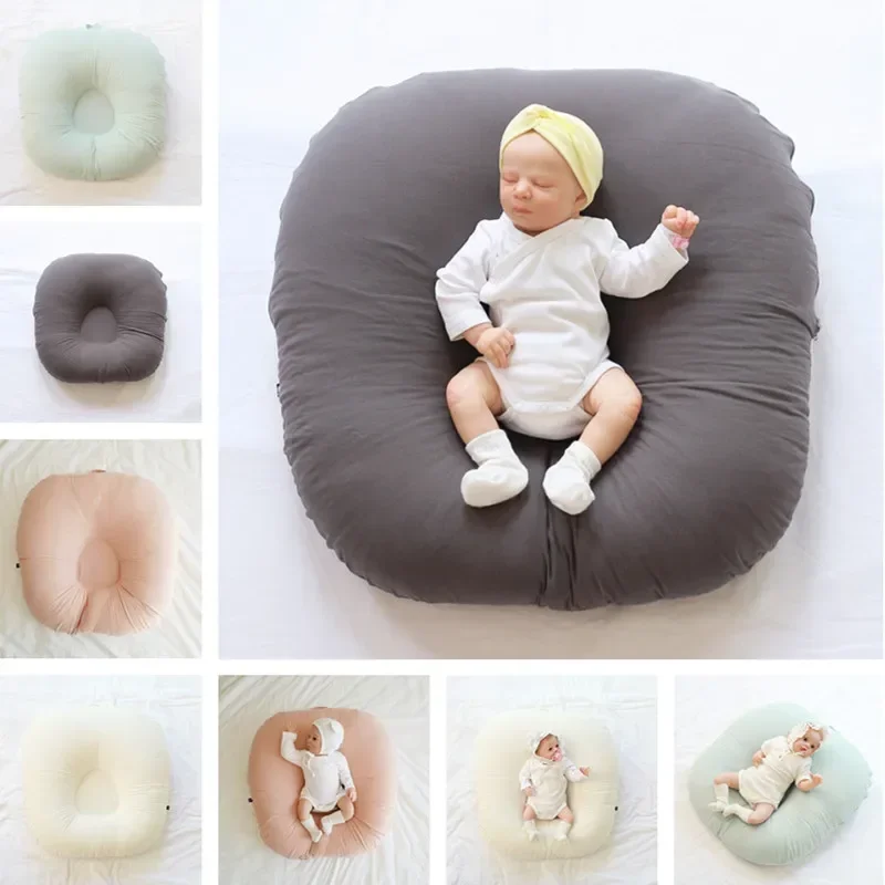 Neonatal Anti-spilling and Choking Pillow Anti-spitting Cushion Cotton Small Breast-feeding Pillow