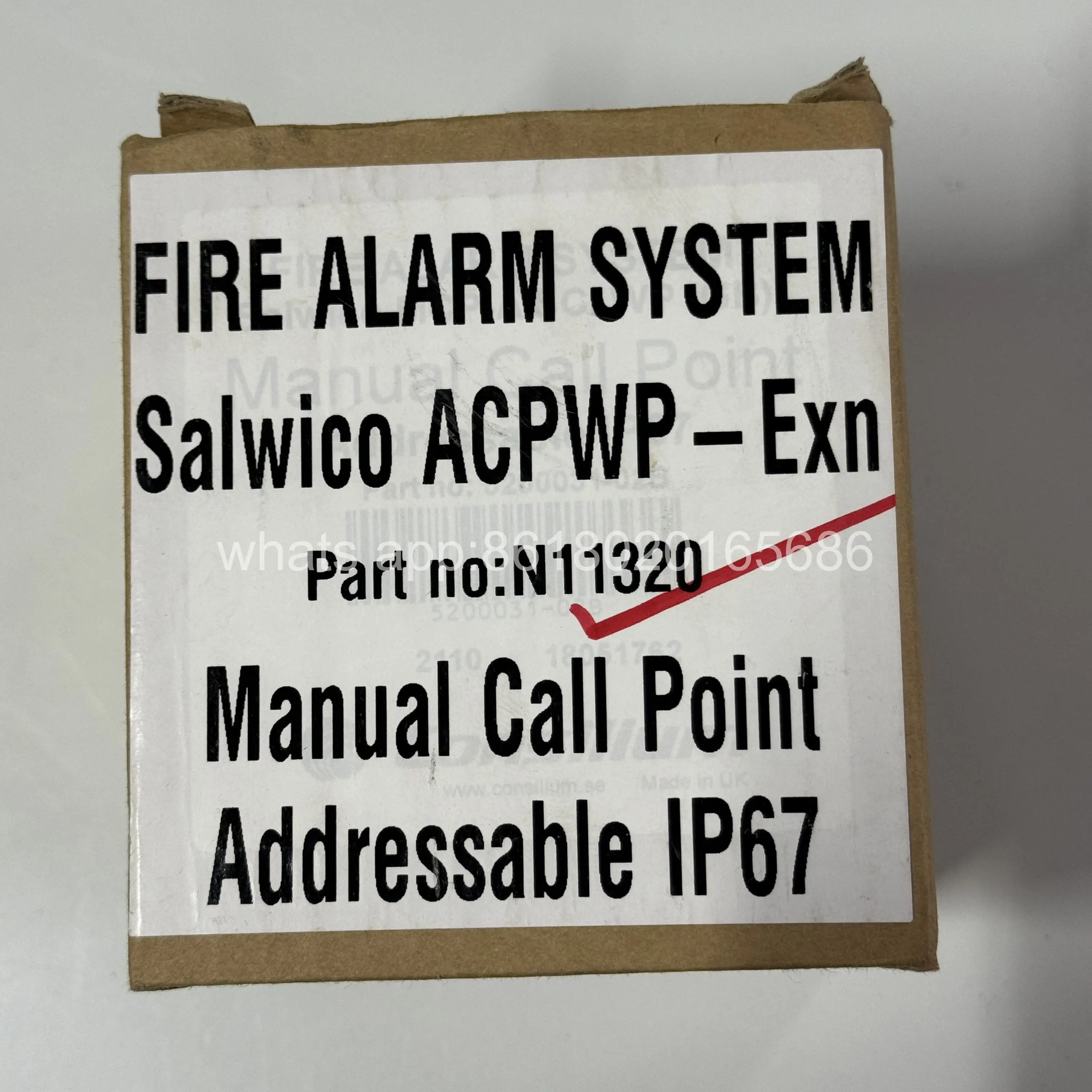 Consilium Manual Call Point Salwico ACPWP-Exn N11320