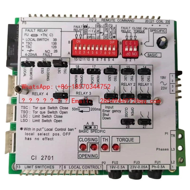 L Actuator Control Board CI2701 Logic Control Board