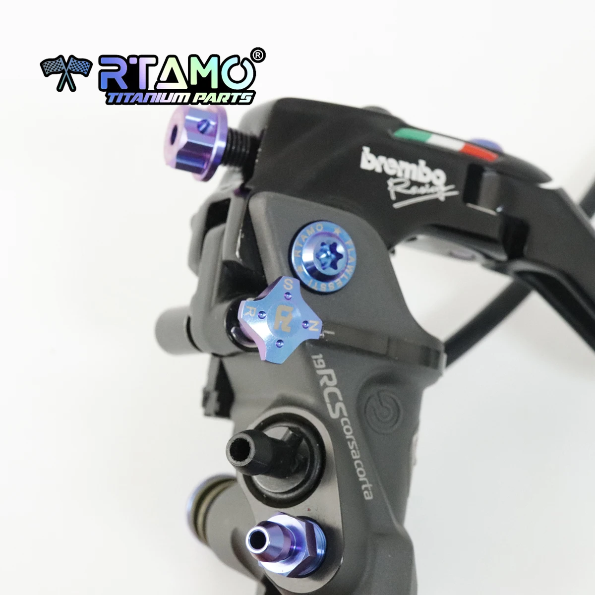 RTAMO Gr5 Titanium Brake Pump Bolt for Brembo 14/15/17/19RCS CC Clutch Master Cylinder