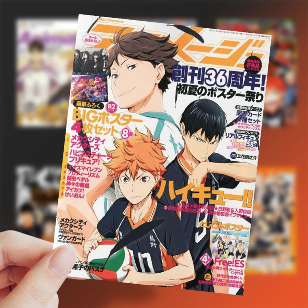 10/30/60pcs Anime Haikyuu Cool poster adesivi decalcomanie giocattoli per bambini fai da te Notebook frigorifero Laptop impermeabile Caratoon Graffiti Sticker