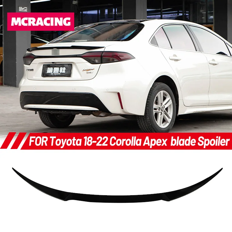 FOR Toyota Corolla Apex 19-22 Blade Spoiler punch-free fixed wind pressure wing top wing