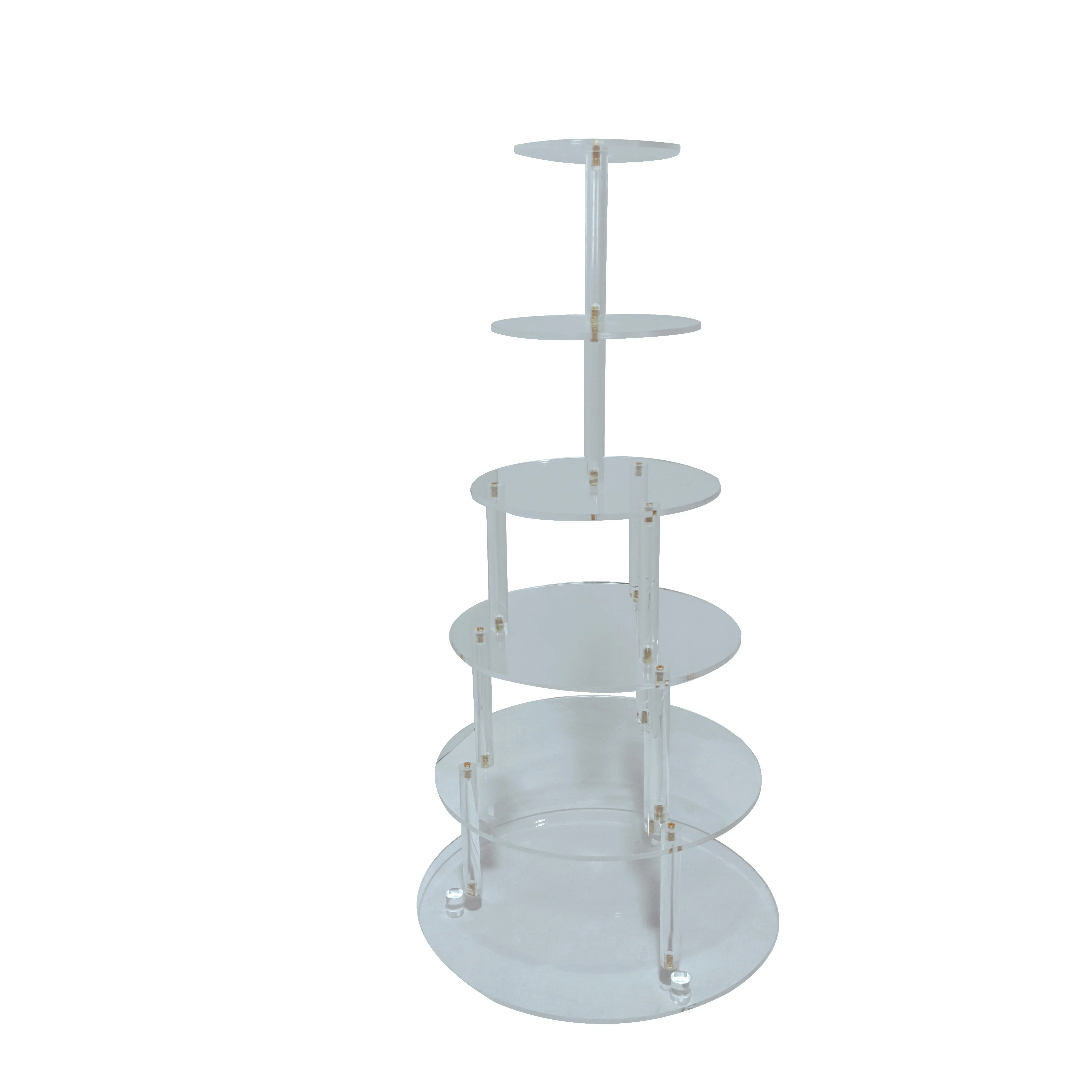 Circular Tower Display Rack Is Used For Small Cake Model Display, Banquet Layout And Dessert shop