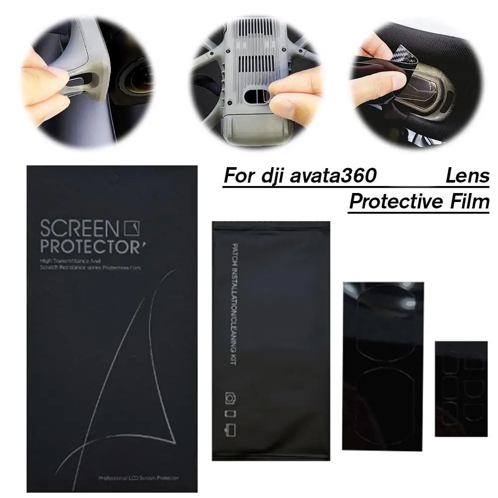 Nano Anti-Scratch Film Kit for dji Avata 360 & N3 Goggles - Lens & Anti-fall Protection, Drone Accessory