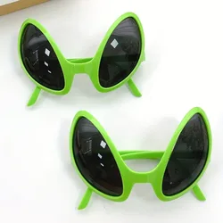 Hot Sale  Alien Glasses Funny Holiday Party Sunglasses Halloween Adults Kid Party Supplies Rainbow Lenses ET Sun Glasses Shades