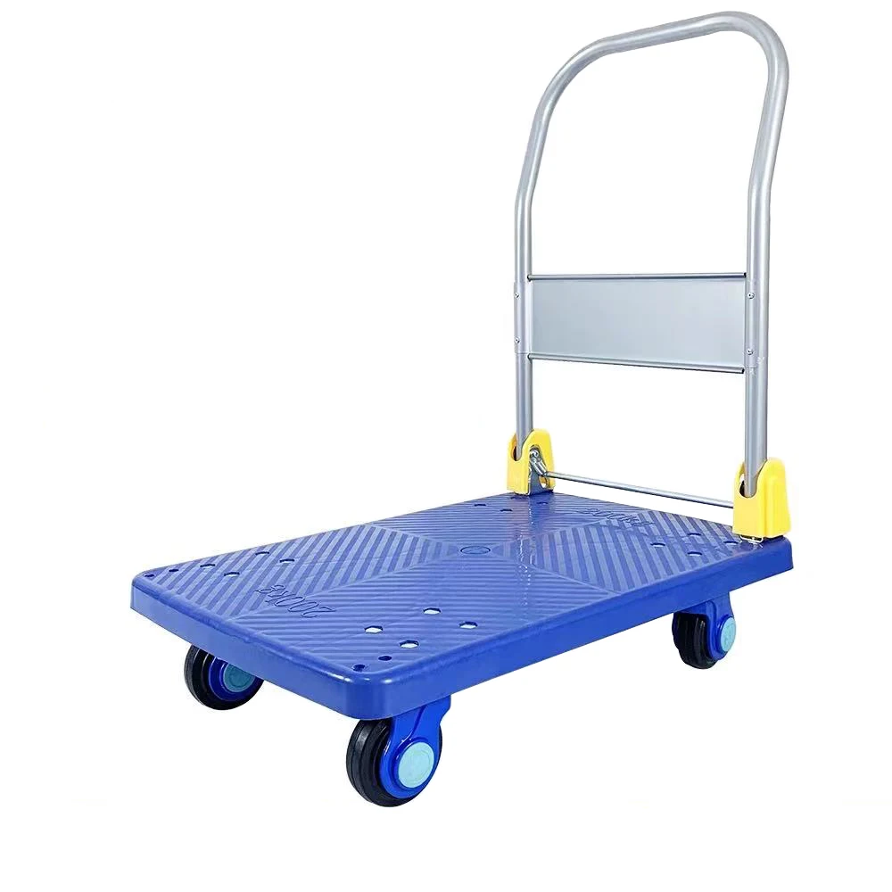 Folding & Rolling Flatbed Cart for Loading , Easy Assemble