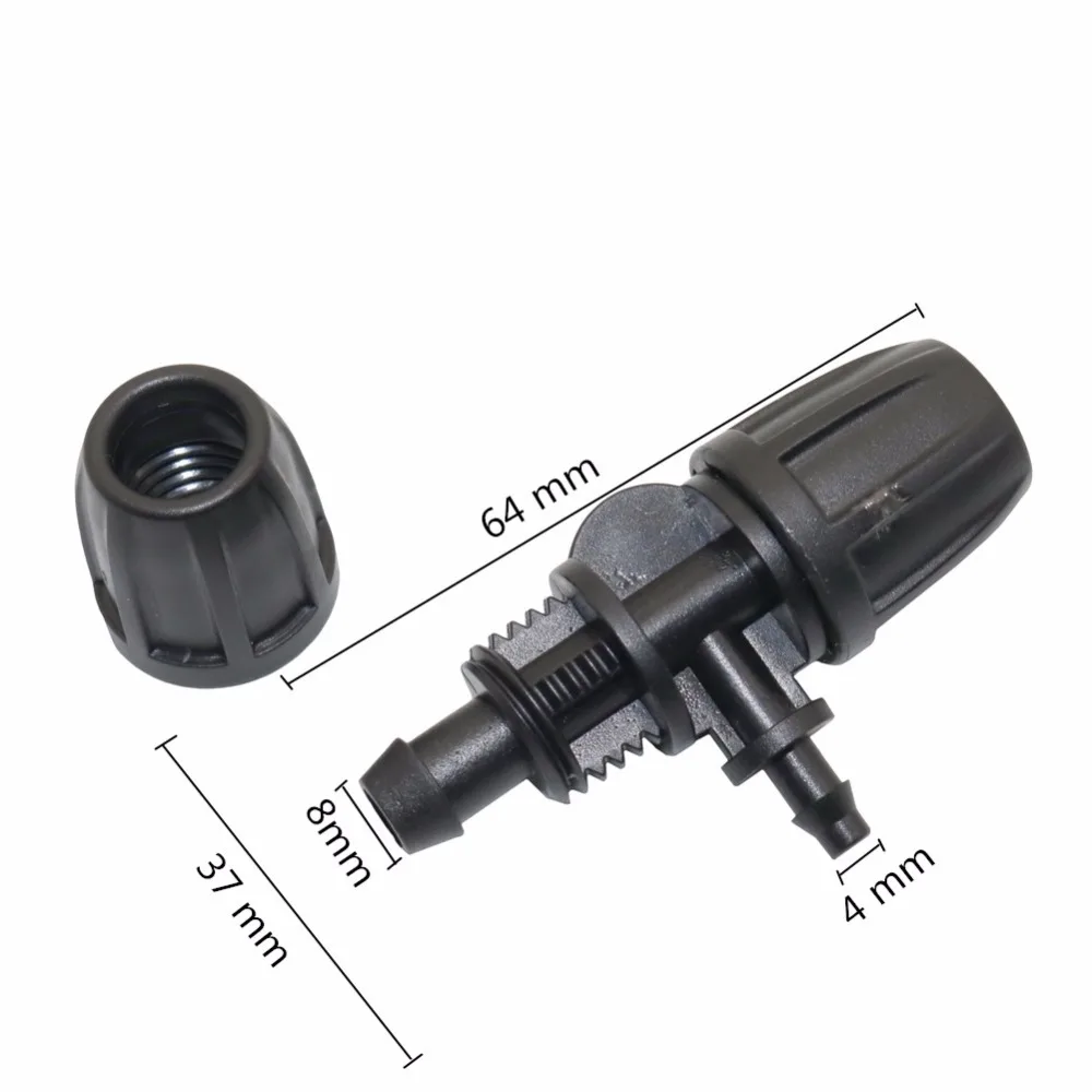 3 pcs garden automatic watering 8 / 11mm to 4 / 7mm hose connector Nozzle connection accessories