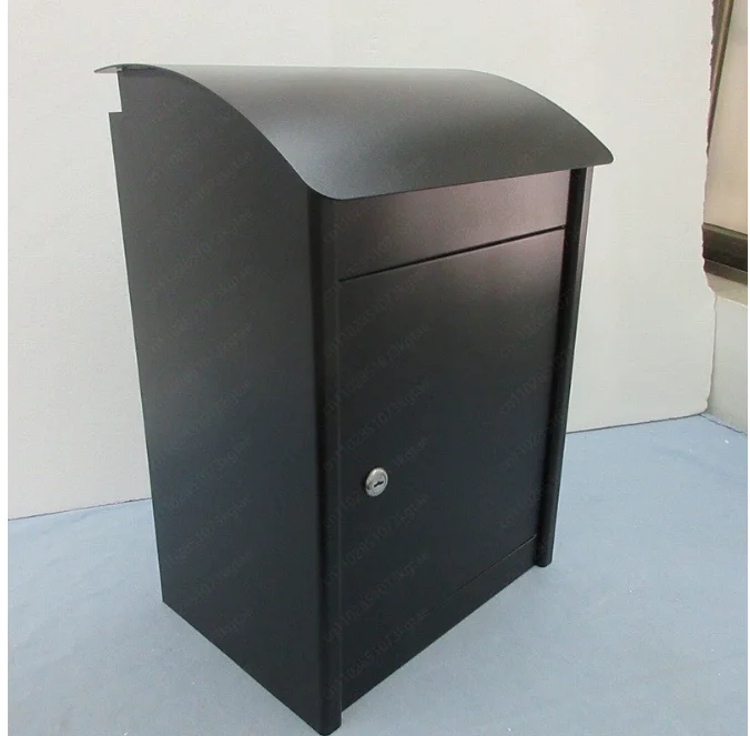 Household Public Door Express Cabinet Solar Wood Grain Mailbox Package Box Express Box