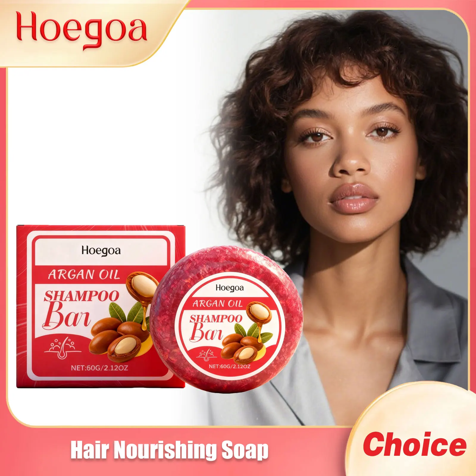 

HOEGOA Hair Nourishing Soap Clean Dandruff Oil Control Brightening Luster Eliminate Frizz improve quality Hair Care Shampoo Soap