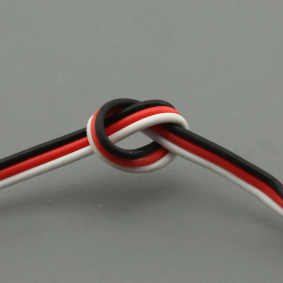 10PCS JR Futaba 26AWG Servo Extension Cable 30 Cores Parallel Wire Lead For DIY RC Car Boat Airplane Helicopter Accessories