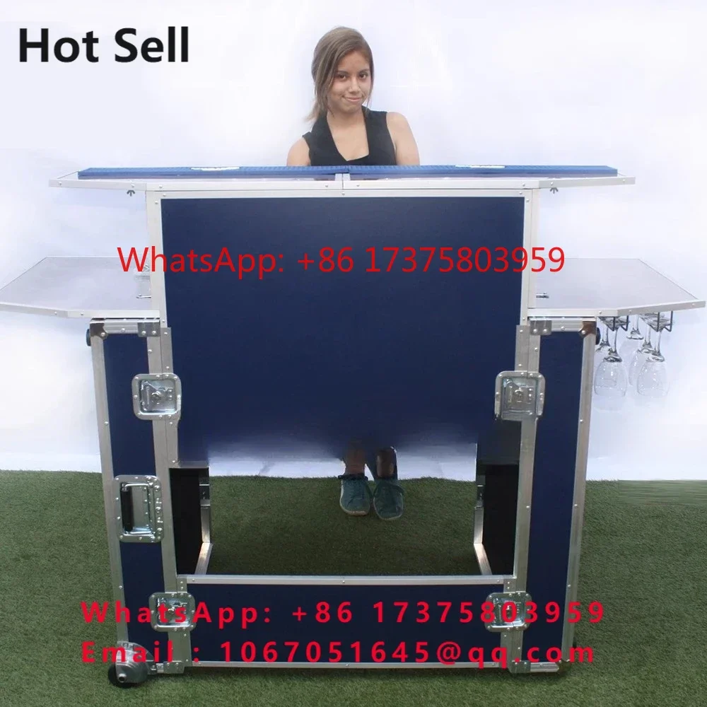 Portable Mobile Bar Folding Bar Mobile Outdoor Cocktail Air Case