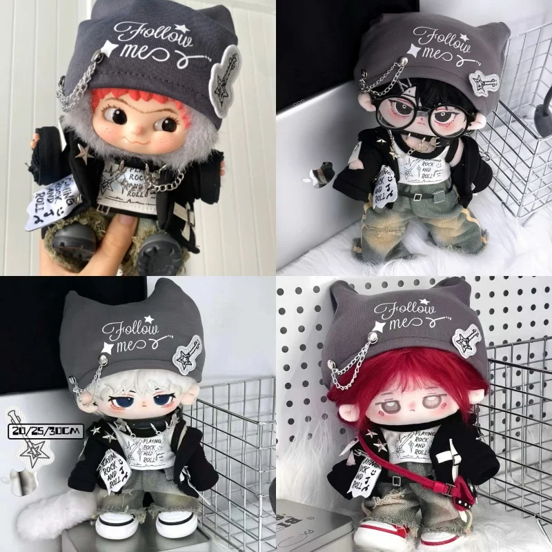 Wakuku コットンドールグッズフィギュア 帽子と服付き 20/25/30 センチメートルアクションおもちゃ趣味用アニメコスプレアクセサリー