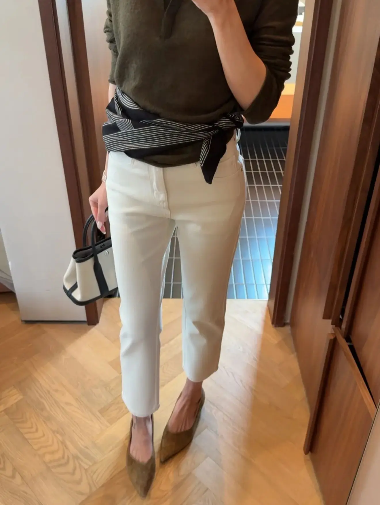 

High Waist Loose Fit Denim Jeans Women's Faion Slimming Casual Nine Tube Pants Autumn Season Cotton Stretch Denim