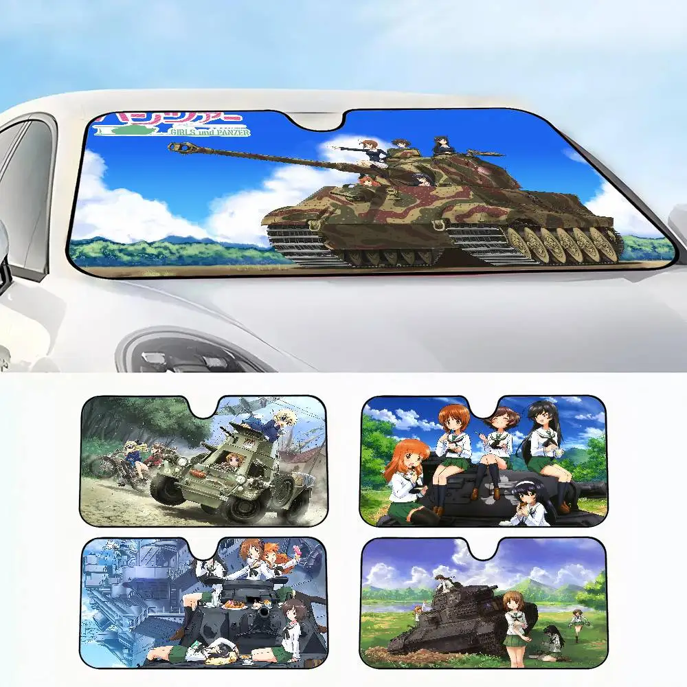 

G-GIRLS Und PANZER Солнцезащитный козырек на лобовое стекло автомобиля, чехол на лобовое стекло, солнцезащитный козырек, автомобильный солнцезащитный козырек, автомобильные чехлы, защита от солнца