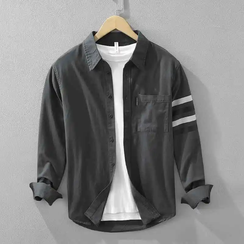 

Long Sleeve Mens Shirt Casual Top Mens Clothing Iron Free Treatment Pocket Design Daily Wear Other Material 100% Non-deformable