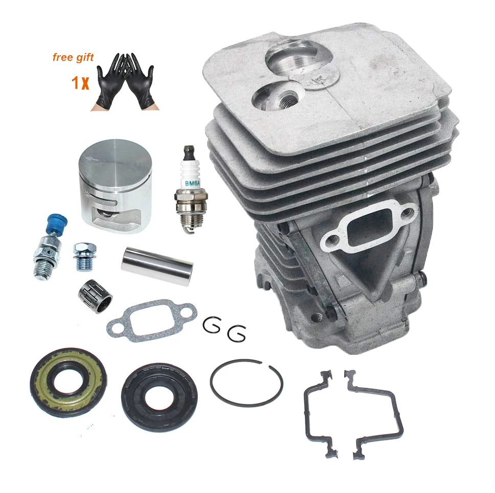 

Cylinder piston set for Husqvarna chainsaw 445 Jonsered Cs2245 CS2250 Cs2245s Cs2250s RedmaxGz500 MccullochCS450 Cs450 Part