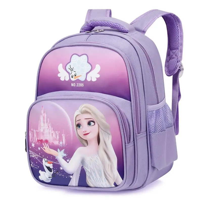 Disney cartoon Spider-Man frozen Kids Backpack Schoolbag Girl Cute Backpack Bag