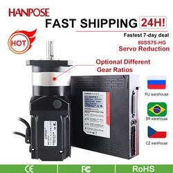 servo motor ASD275 servo drive 5.0A 2.39N.m 80SS75-HG10-1/80SS100HG High precision planetary reducer gearbox ac Servo Motor 750W