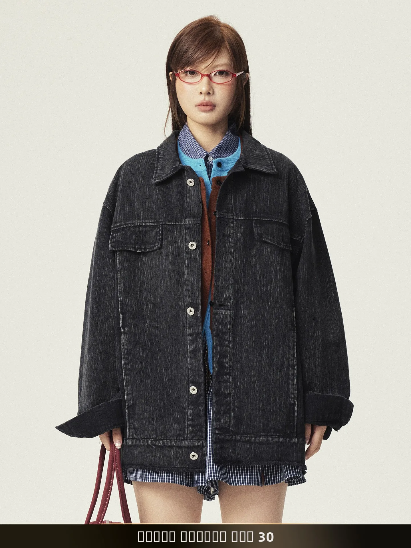 

American Retro Waed Collar ket Workwear Jaet Casual Loose Versatile Autumn New Sle Couple's Outerwear Cotton 00%