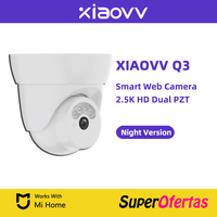 Upgrad XIAOVV Smart Web Camera Home Surveillance 2.5K HD Cam Safe Camera Security Prot PTZ Camera Work With Mihome Night Vision