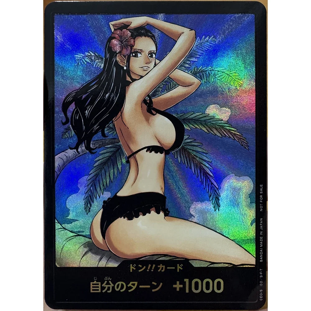 Anime One Piece DIY ACG Boa Hancock Uta Nami Sexy Boy Play Toys Collectible Cards Christmas Birthday Gifts Table Games