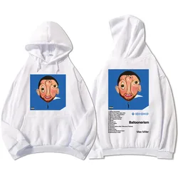 Macc Miller Balloonerism Album 2025 Hoodies Funny Cartoon Graphic Printing Sweatshirt for Men/Women Long Sleeve Hooded Pullovers