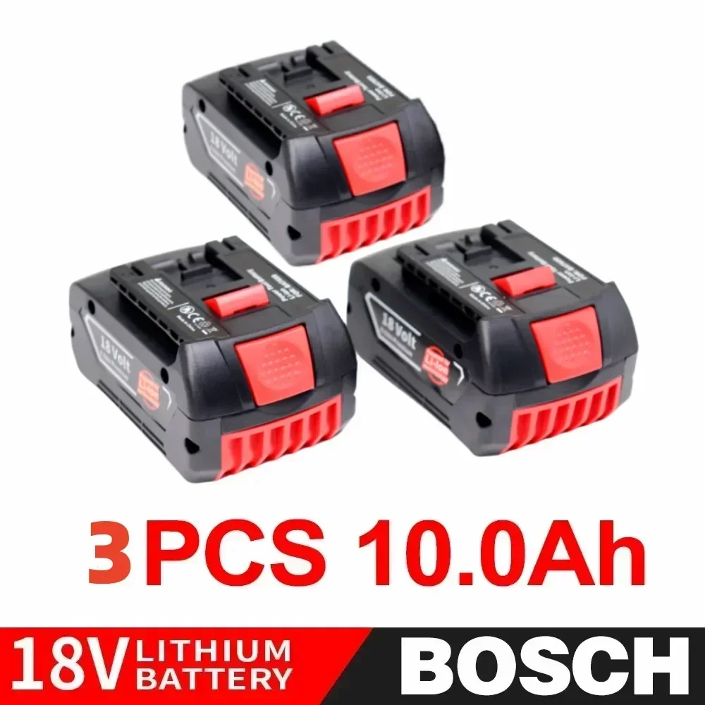 Aleaivy 18v 10000mah bateria de substituição para bosch 18v sistema profissional dradloze ferramentas bat609 bat618 gba18v80 21700 célula