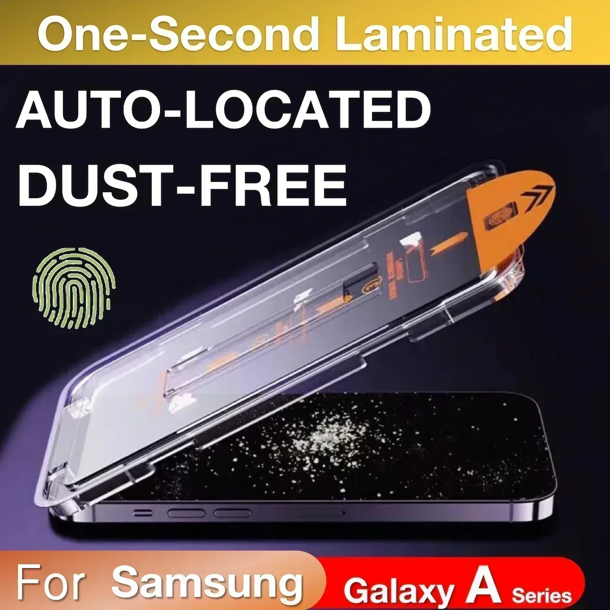 4 шт. для Samsung Galaxy A13 A14 A23 A32 A31 A33 A54 A55 A35 A73 5G Защитная пленка для экрана из закаленного стекла, комплект для автоматического удаления пыли