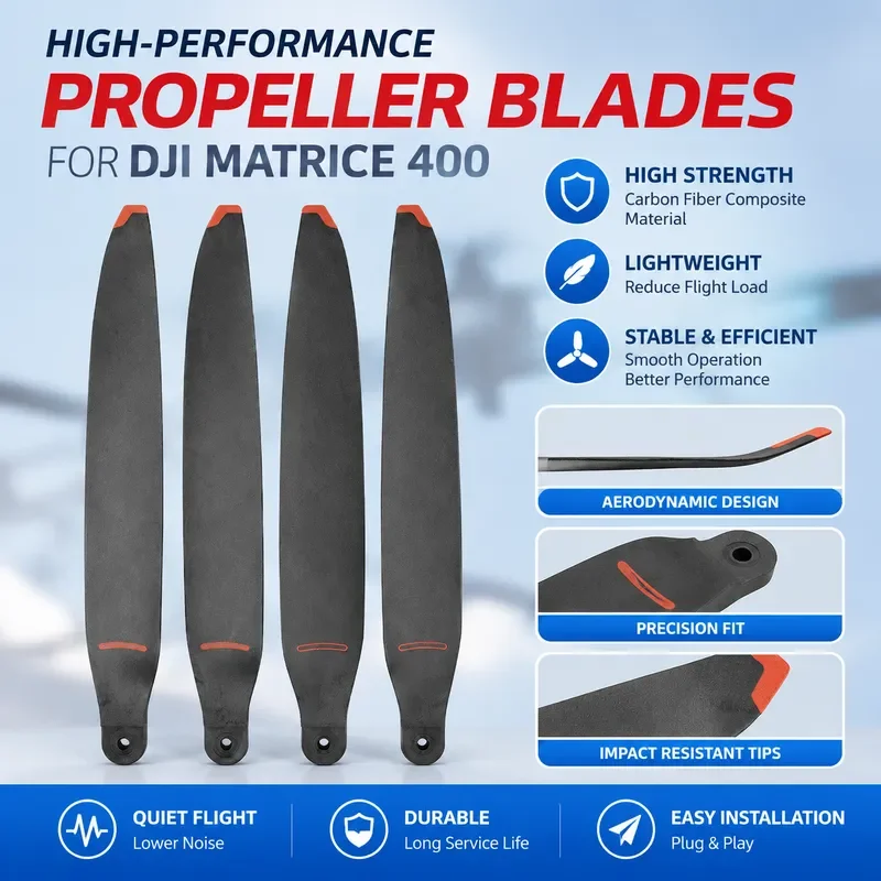 for DJI Matrice 400 2510 High Carbon Propeller Blades Low Noise Wings Free Shipping