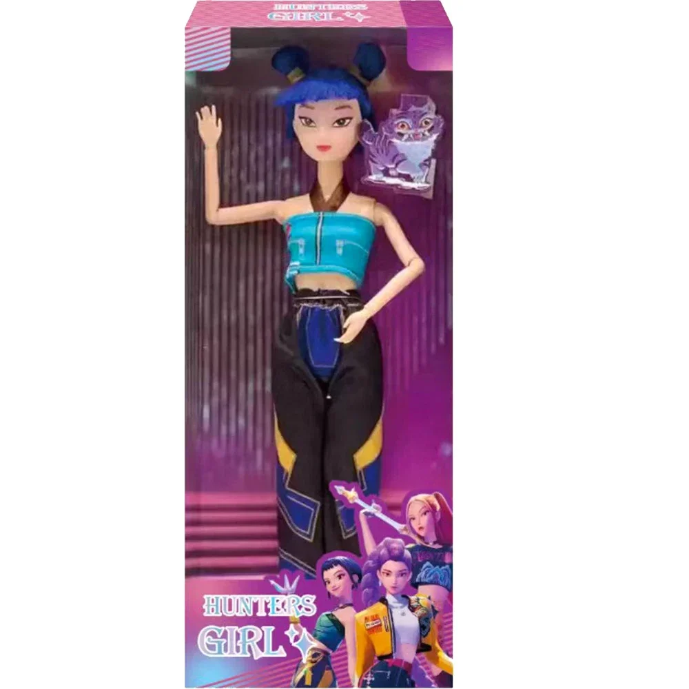 2025HOT NUOVO Anime KPop Demon Hunters Doll Giocattolo in vinile Rumi Mira zoi Personaggio maschera in vinile figurine Regalo di compleanno Fan Club Regali