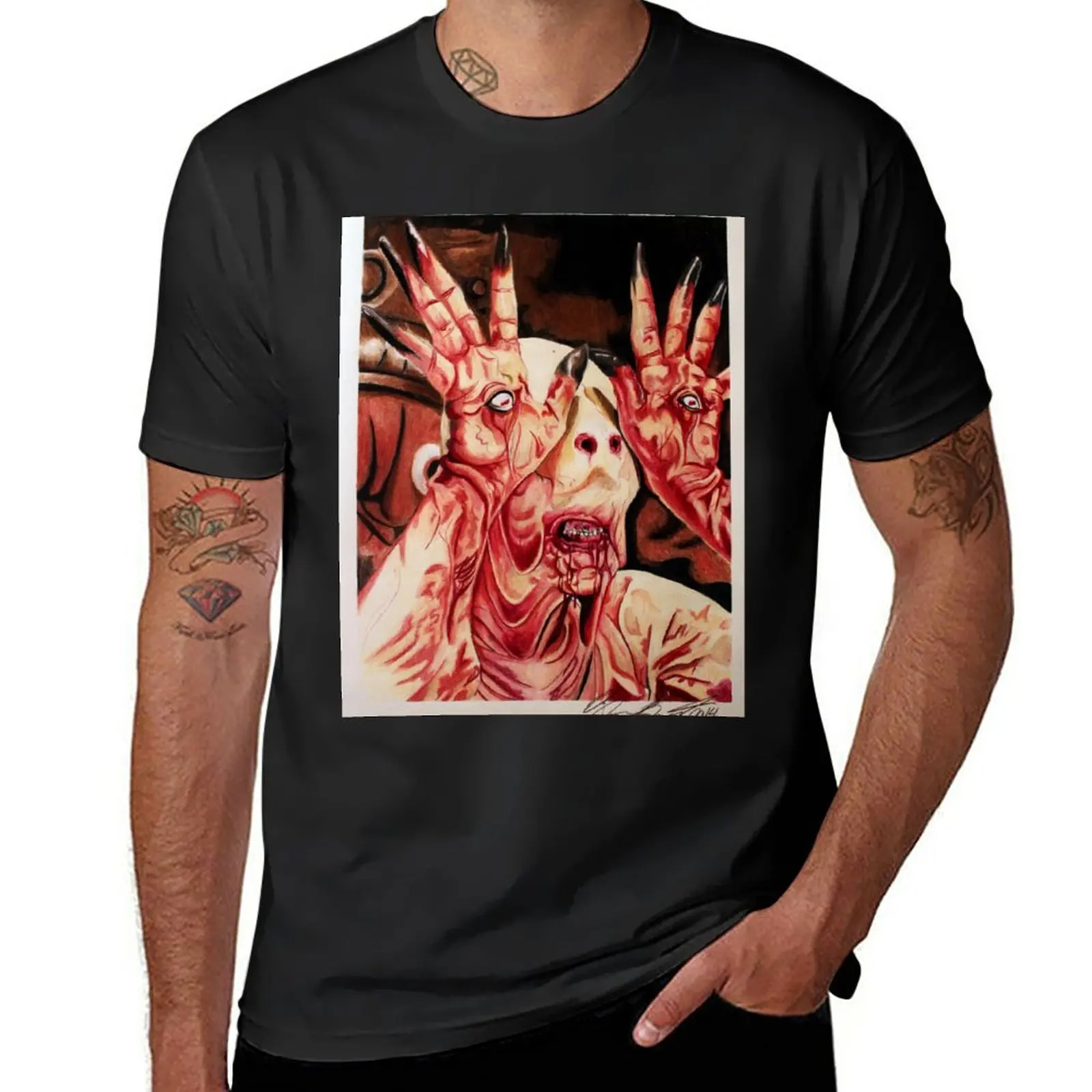 

Pale Man T-Shirt Blouse customs design your own men clothes