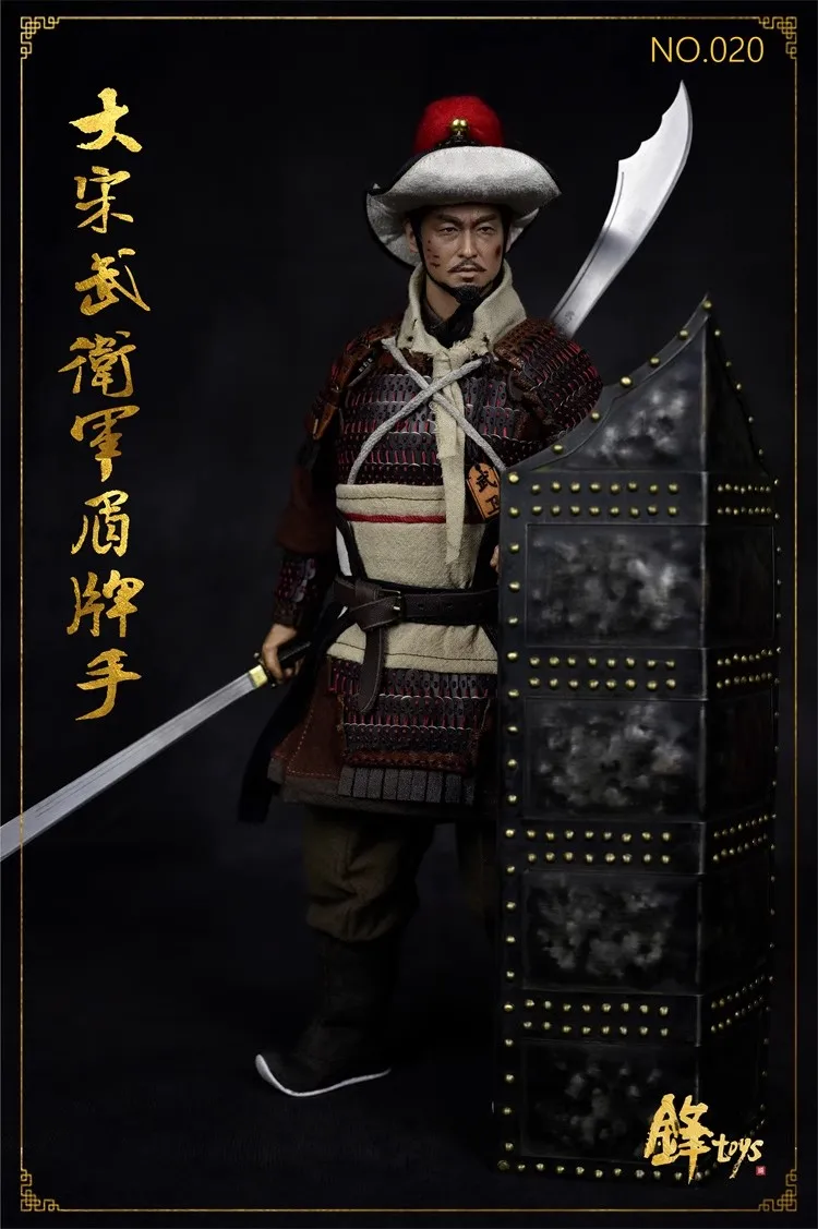 FENG TOYS NO.020 1/6 Soldier Armor and Shield Players of the Wuwei Army Clothing Weapons Set Fit 12'' Action Figure In Stock