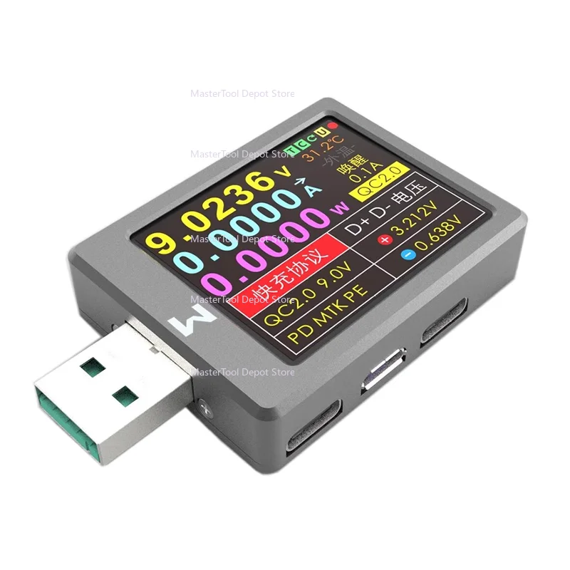 

WITRN USB-тестер U3 измеритель напряжения и тока PD3.1 приманка 28 В фьюжн быстрая зарядка UFS старение EPR