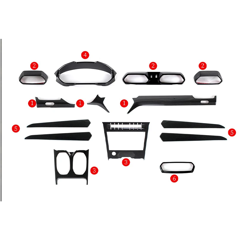 For URUS Dry Carbon Interior Stickers URUS Interior High Quality, High Fit Manufacturer Direct Sales