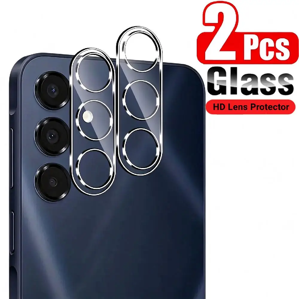 2Pcs Glass Lens Protector for Samsung Galaxy S23 S24 FE S25 Ultra S26 Plus A54 A15 A35 A55 A16 A26 A36 A56 A17 A27 A37 A57 A18
