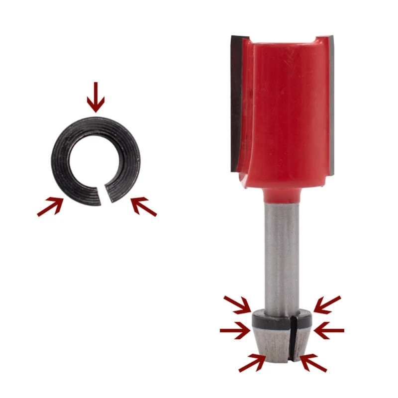 Collet Chuck Conversion Sleeve Adapter Head Converters for Turnming Machine Electric Woodwork Routers Holder D2rd