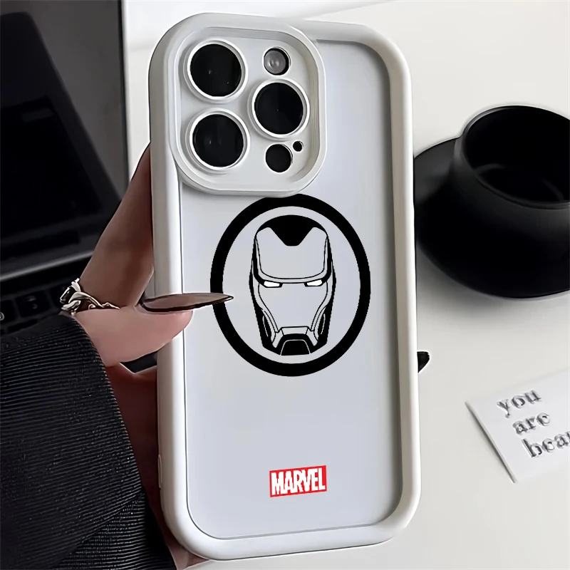 Marvel SpiderMan IronMan LOGO Case for Oppo A55 A58 A72 A76 A17k A18 A31 A35 A11 A15 A57 A17 A16 A54 A78 Soft Phone Cover