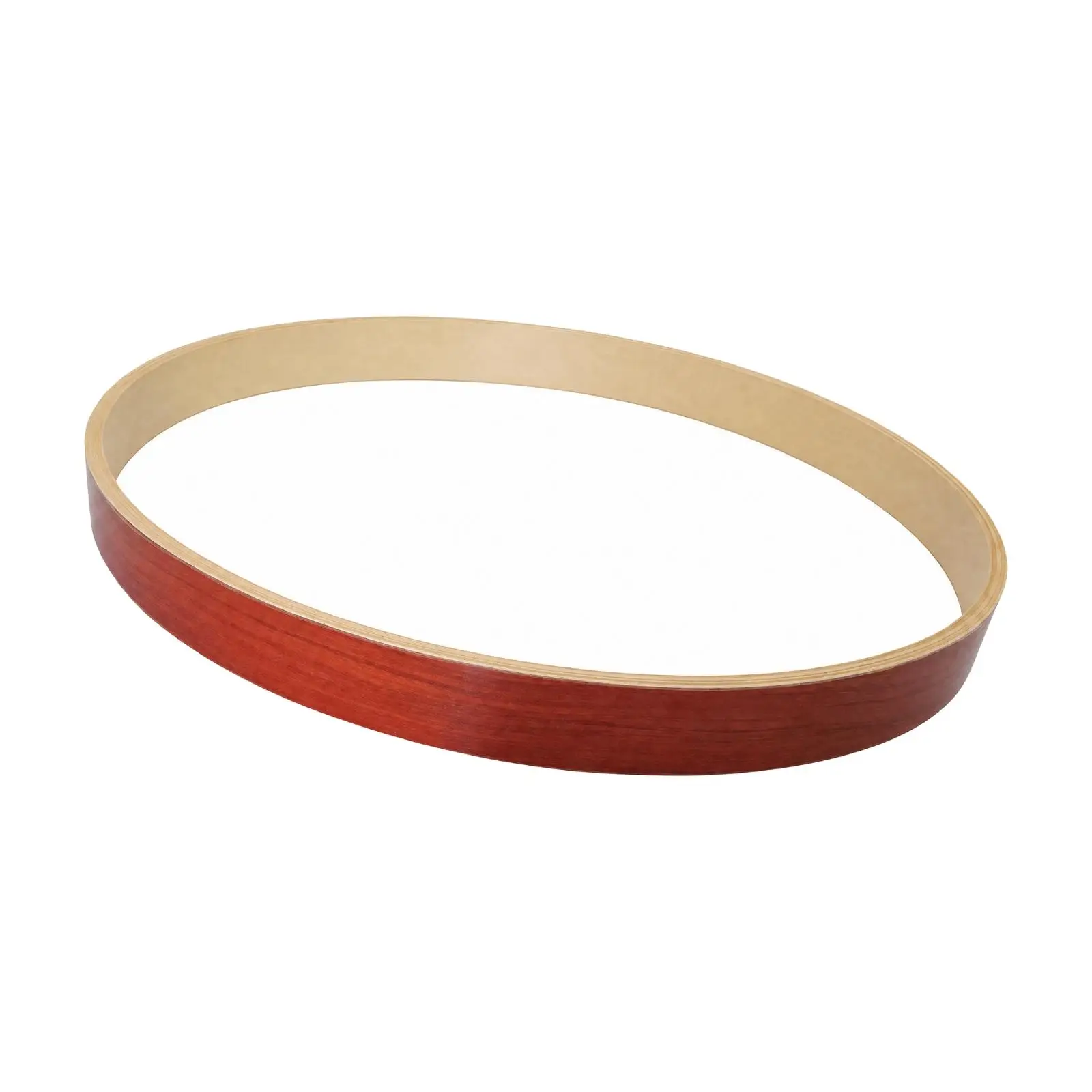 18-Inch Bass Drum Hoop Replacement Poplar Wood Bass Drum Hoop Percussion Hardware Rounded Profile Smooth for Musicians