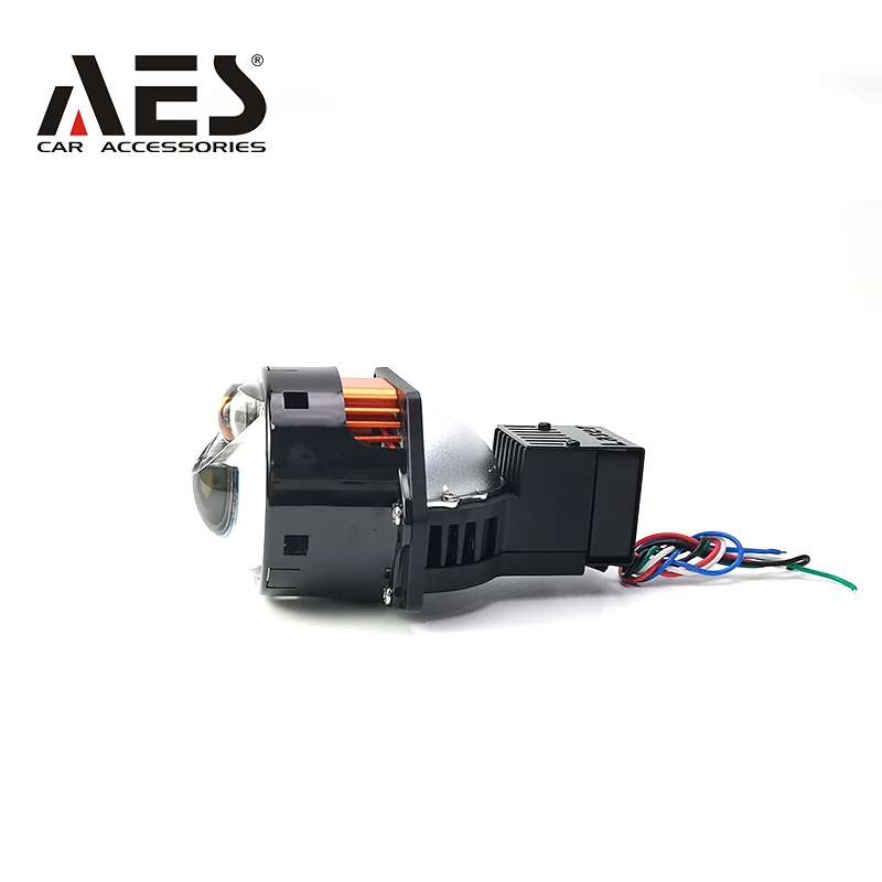 AES 2PCS 3.0inch F1 Pro Laser Bi-LED Projector Lens 75W for 9005 9006 H1 H7 H4  Bi-Laser Headlight Laser Car Headlight