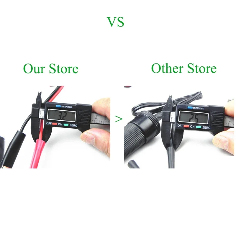 Car Battery Terminal Clip-on Cigarette Lighter Power Socket Adaptor 12v Camping xmas image 5