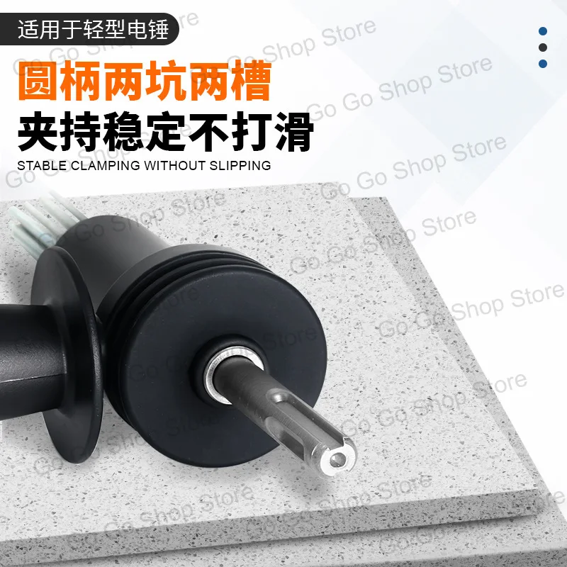 Round handle replaceable needle hammer rust remover deburring concrete hair chiseling tool