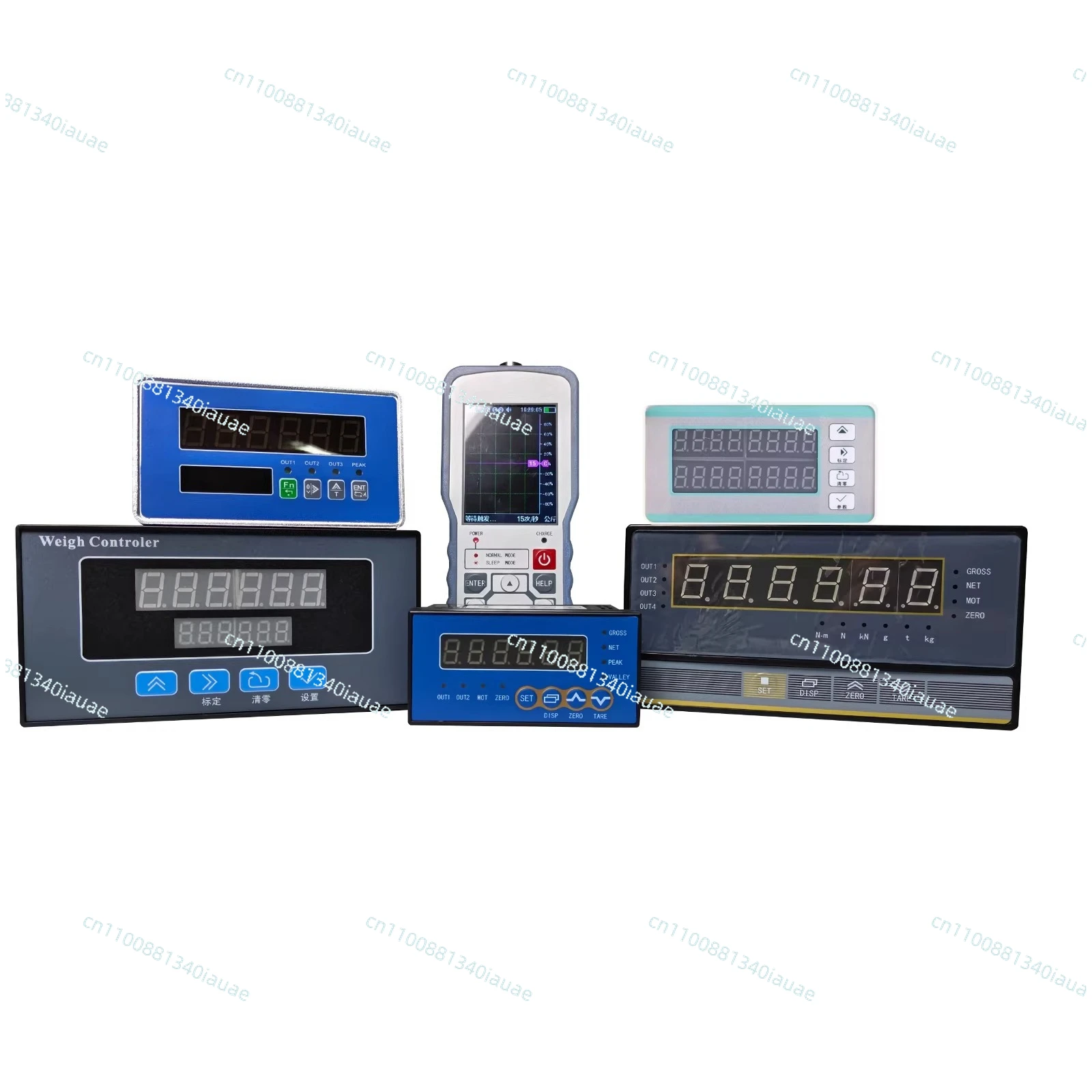 Weighing Display Instrument Industrial Grade Multi-channel Force Measurement Digital Display Multi-channel Gravity Sensor